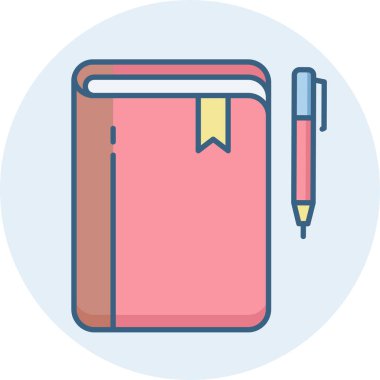 dizüstü bilgisayar ve kalem vektörü simgesi modern basit vektör illüstrasyonu 