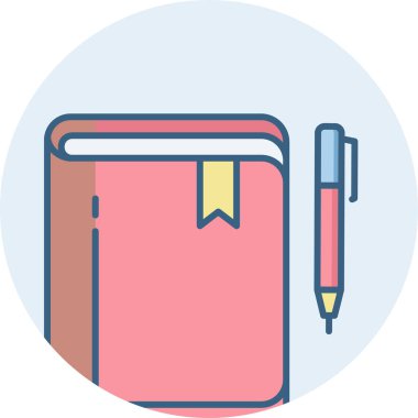 dizüstü bilgisayar ve kalem vektörü simgesi modern basit vektör illüstrasyonu 