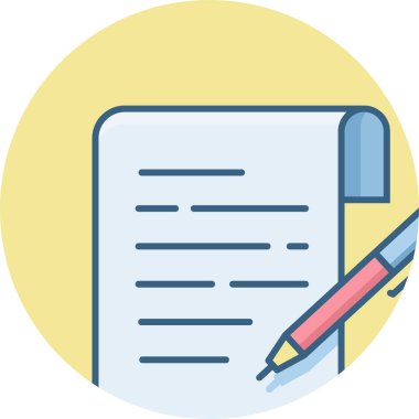 Not vektör simgesi modern basit vektör illüstrasyonu 