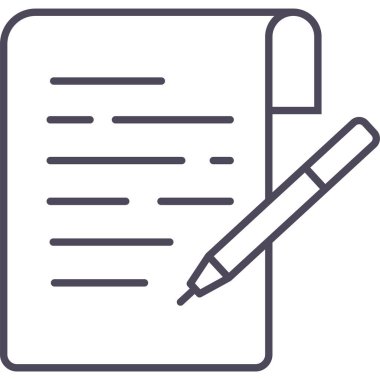 Not vektör simgesi modern basit vektör illüstrasyonu 