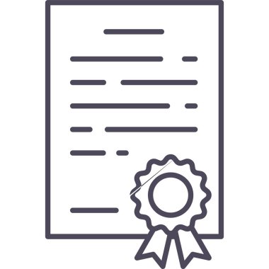 diploma vektör simgesi modern basit vektör illüstrasyonu 