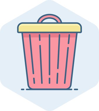 Sepet vektör simgesi modern basit vektör illüstrasyonu 