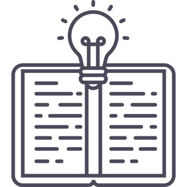 fikir vektör simgesi modern basit vektör çizimi 