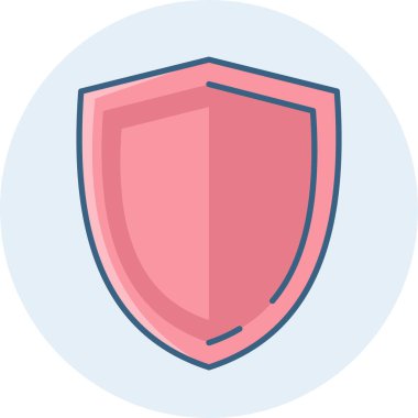 kalkan vektör simgesi modern basit vektör çizimi 