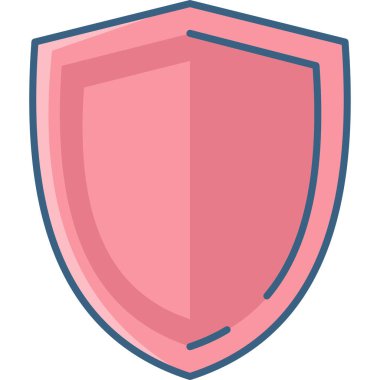 kalkan vektör simgesi modern basit vektör çizimi 