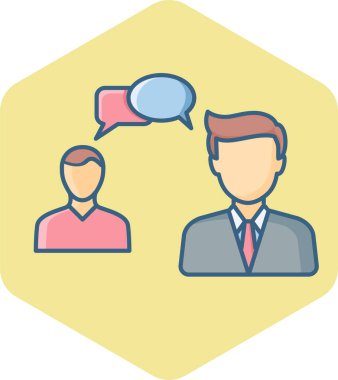 istemci vektör simgesi ile iletişim modern vektör illüstrasyonuName 