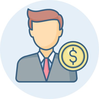 finans vektörü simgesi modern basit vektör illüstrasyonu 