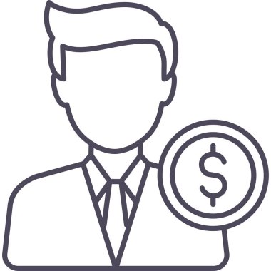 finans vektörü simgesi modern basit vektör illüstrasyonu 