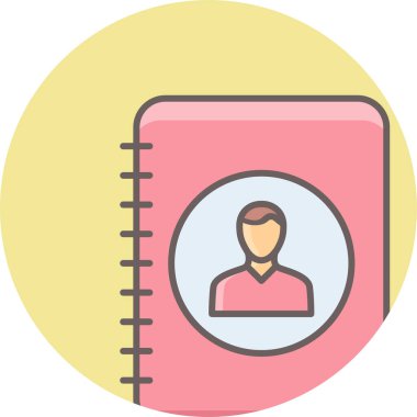 Kişiler vektör simgesi modern vektör illüstrasyonuName 