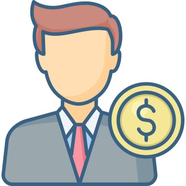 finans vektörü simgesi modern basit vektör illüstrasyonu 