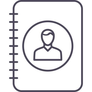 Kişiler vektör simgesi modern vektör illüstrasyonuName 