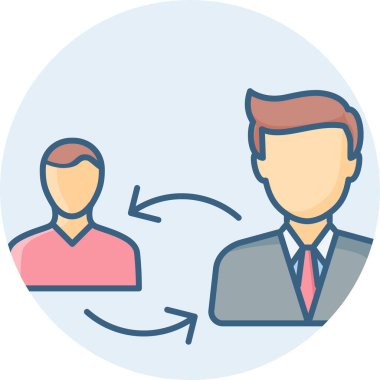 ticaret vektörü simgesi modern basit vektör illüstrasyonu