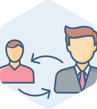 ticaret vektörü simgesi modern basit vektör illüstrasyonu