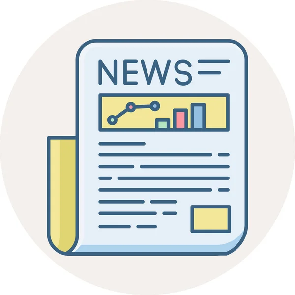 Haber vektörü simgesi modern basit vektör illüstrasyonu 