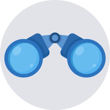 dürbün simgesi, vektör illüstrasyonu