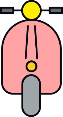 Renkli bir vektör simgesi