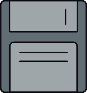 Modern b 'nin vektör illüstrasyonunda belgenin eksik simgesi