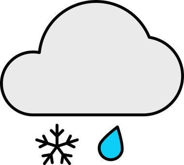 Hava simgesinin vektör illüstrasyonu