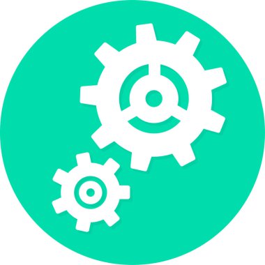 dişli tekerlek vektör simgesi