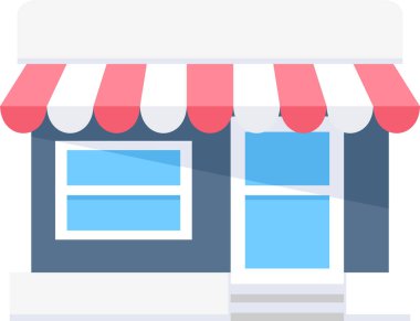 dükkan vektör illüstrasyonu