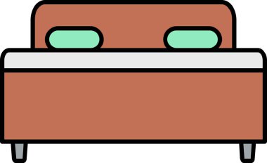 Bir okul çantasının çizgi film vektör çizimi