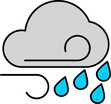 Hava simgesinin vektör illüstrasyonu