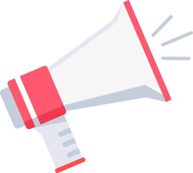 Bir megafonun vektör çizimi