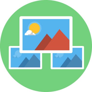 seo ve ortam simgesinin vektör illüstrasyonu