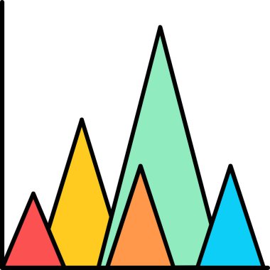 Üçgenli bir arkaplan vektör illüstrasyonu