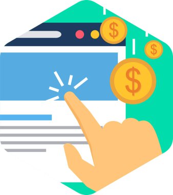 para ve finansal vektör simgeleri