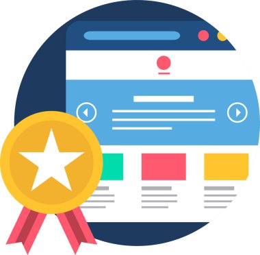 Başarı tasarımı sertifikası, vektör illüstrasyon eps10 grafiği