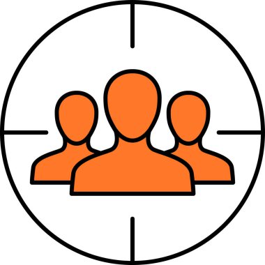 İş dünyası takım ikonu. vektör illüstrasyonu