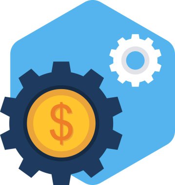 iş ve finans vektör simgesi