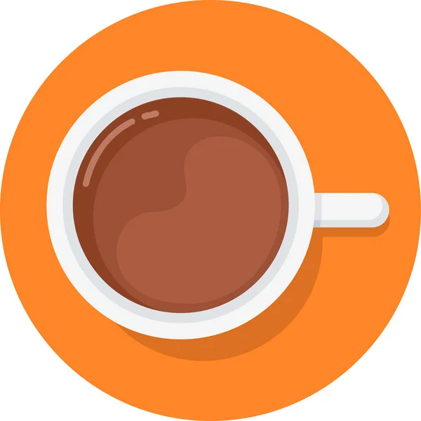 Cup Coffee Saucer Icon — Stock Vector