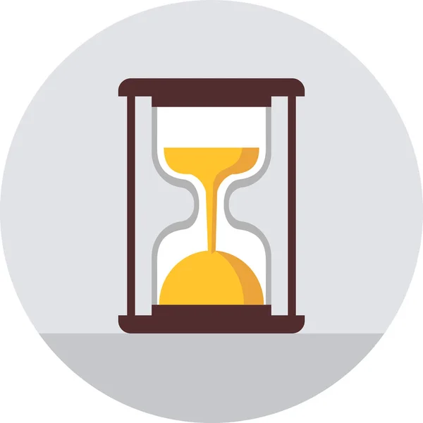 Icono Del Reloj Arena Ilustración Vectorial — Archivo Imágenes Vectoriales