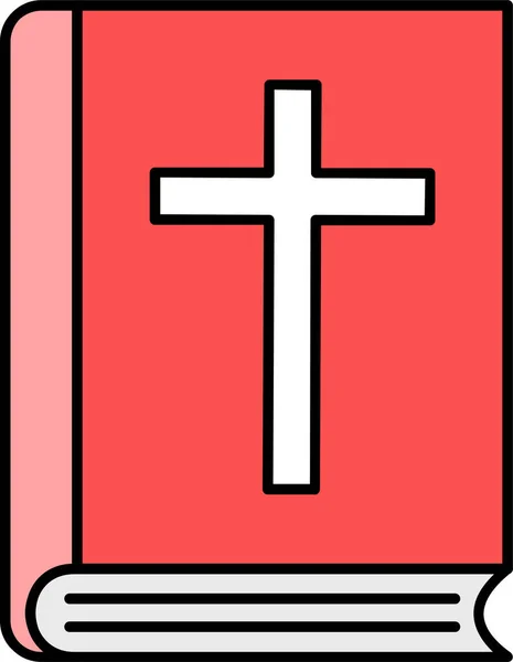 Ícone Sagrado Bíblia Ilustração Vetorial —  Vetores de Stock