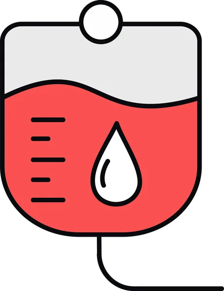 Ikona Vektoru Darování Krve — Stockový vektor