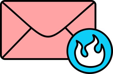 Bir harfin vektör illüstrasyonu