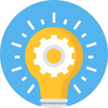 ampul vektör simgesi ayarlanıyor