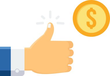 para simgesi vektör illüstrasyonunu destekler