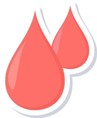 kan damlası ikon vektör illüstrasyonu