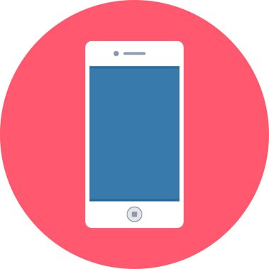 Modern cep telefonu simgesinin vektör çizimi