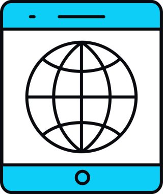 cep telefonu vektör simgesi