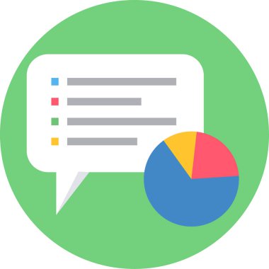 konuşma kabarcığı vektörü simgesi