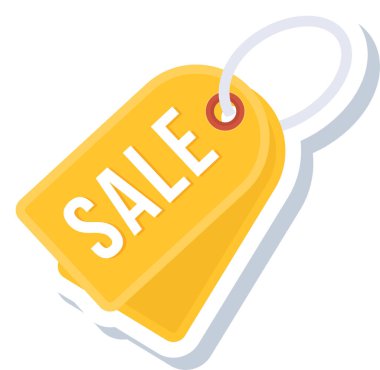 fiyat etiketi vektör simgesi