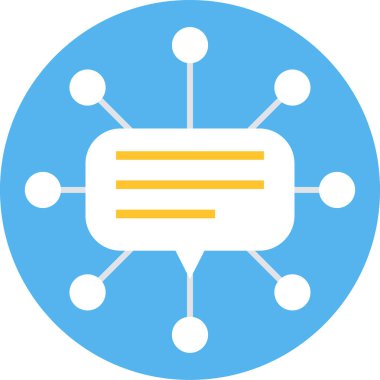 Bilim ve teknoloji vektör simgesi.