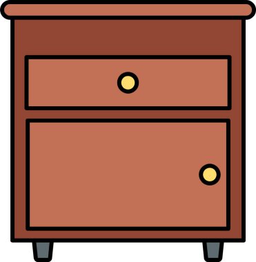 Bir alışveriş çantasının karikatür çizimi