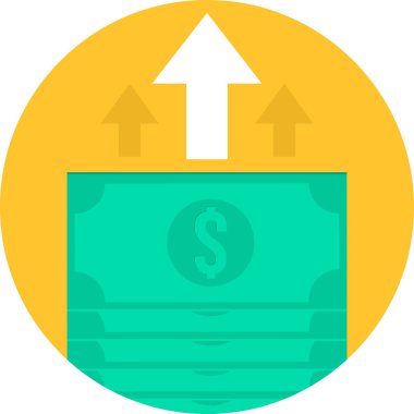 Dolar ve avro döviz kuru vektör simgesi