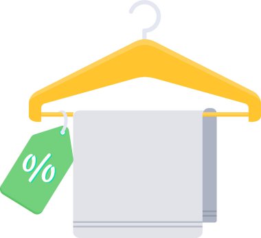 Beyaz arkaplanda yeşil etiket