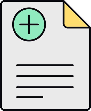 dosya belge vektör simgesi